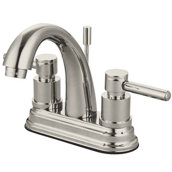 KS8618DL 4" Centerset Bathroom Faucet, Brushed Nickel